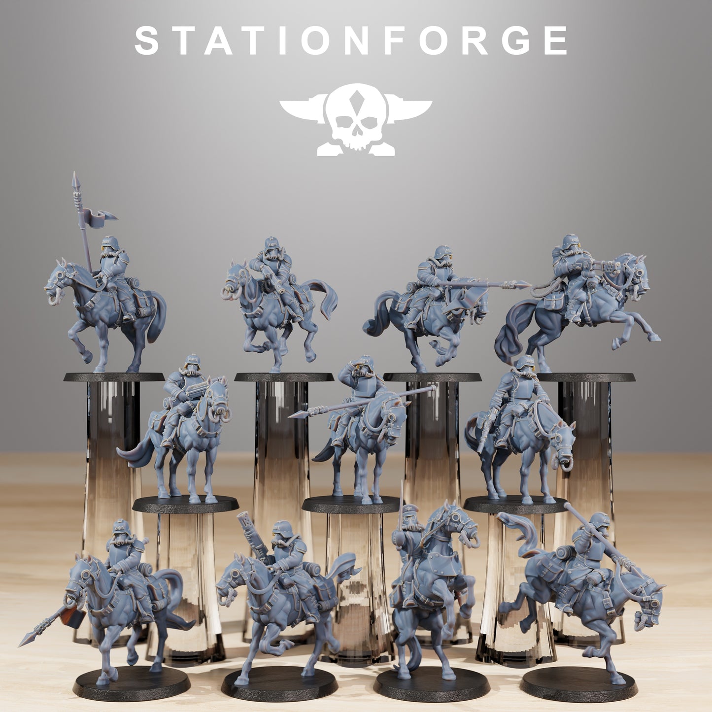 Foto del producto Minis de tabletop de 28 mm Stationforge: Caballería