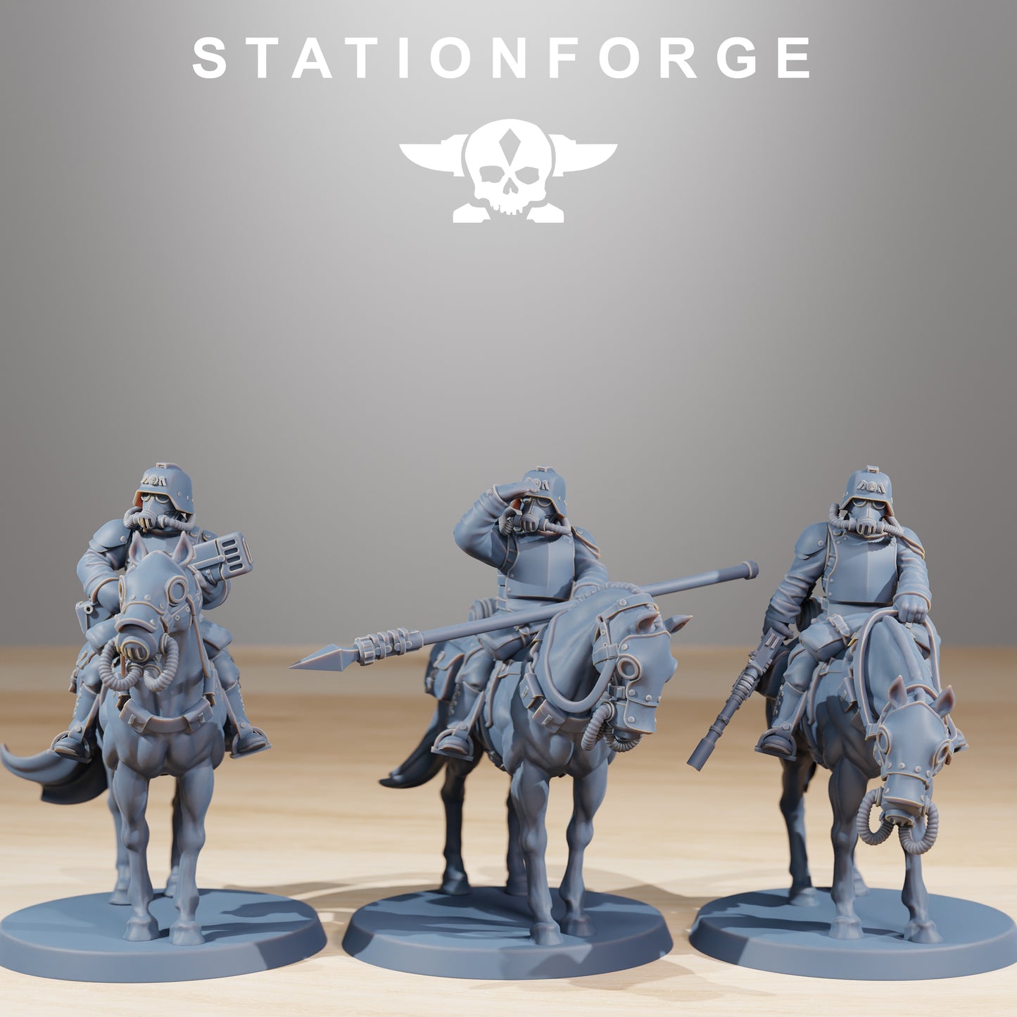 Foto del producto Minis de tabletop de 28 mm Stationforge: Caballería