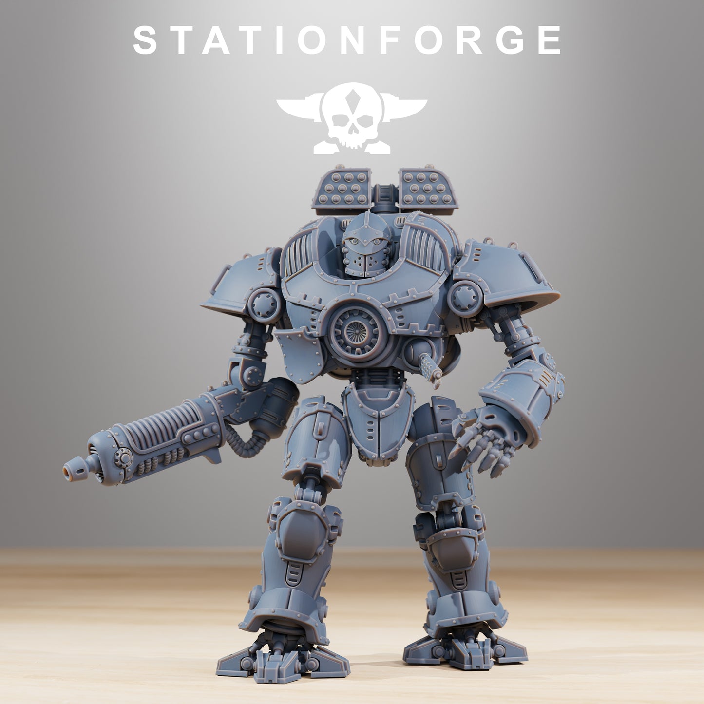 Foto del producto Minis de Tabletop de 28mm Stationforge: Defender MK2