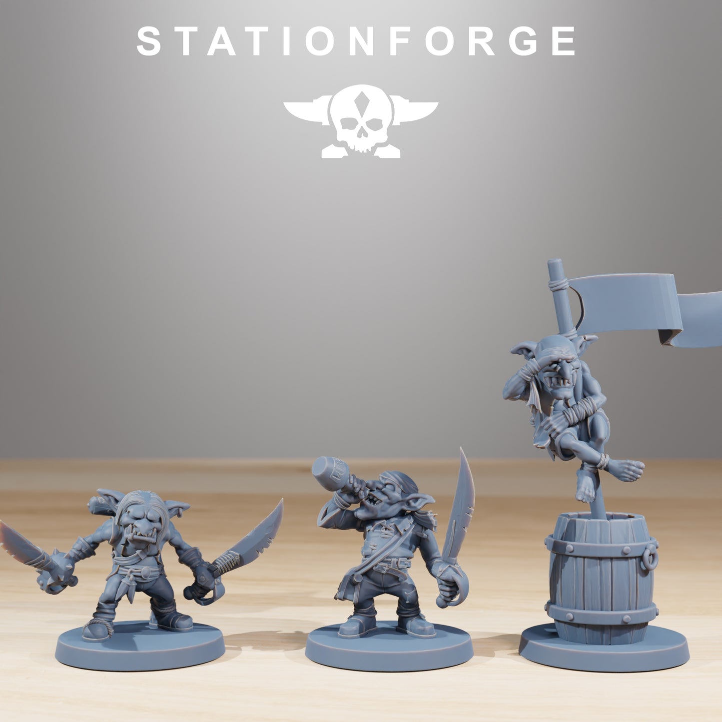 Foto del producto Minis de mesa de 28 mm Stationforge: Piratas Gobs