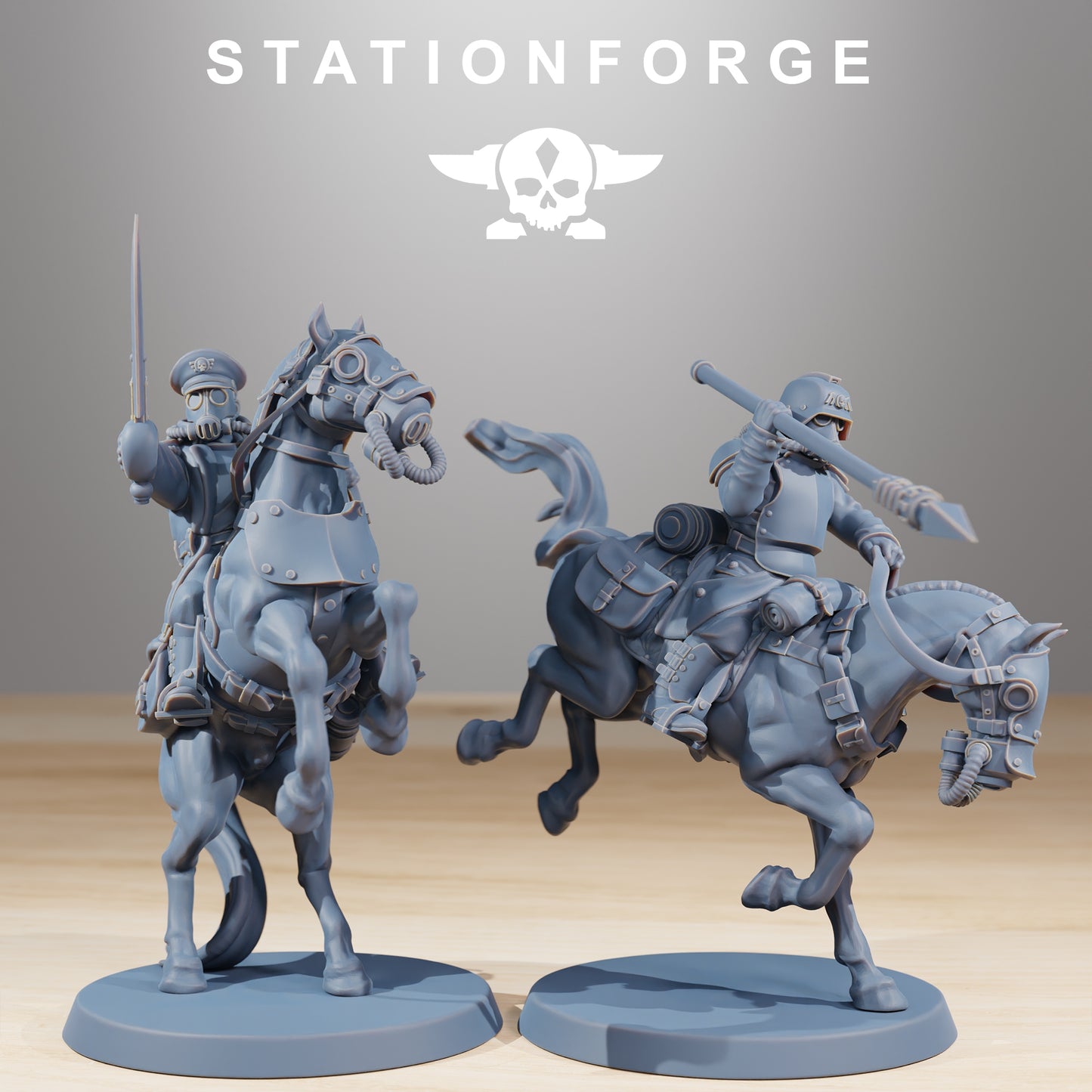 Foto del producto Minis de tabletop de 28 mm Stationforge: Caballería