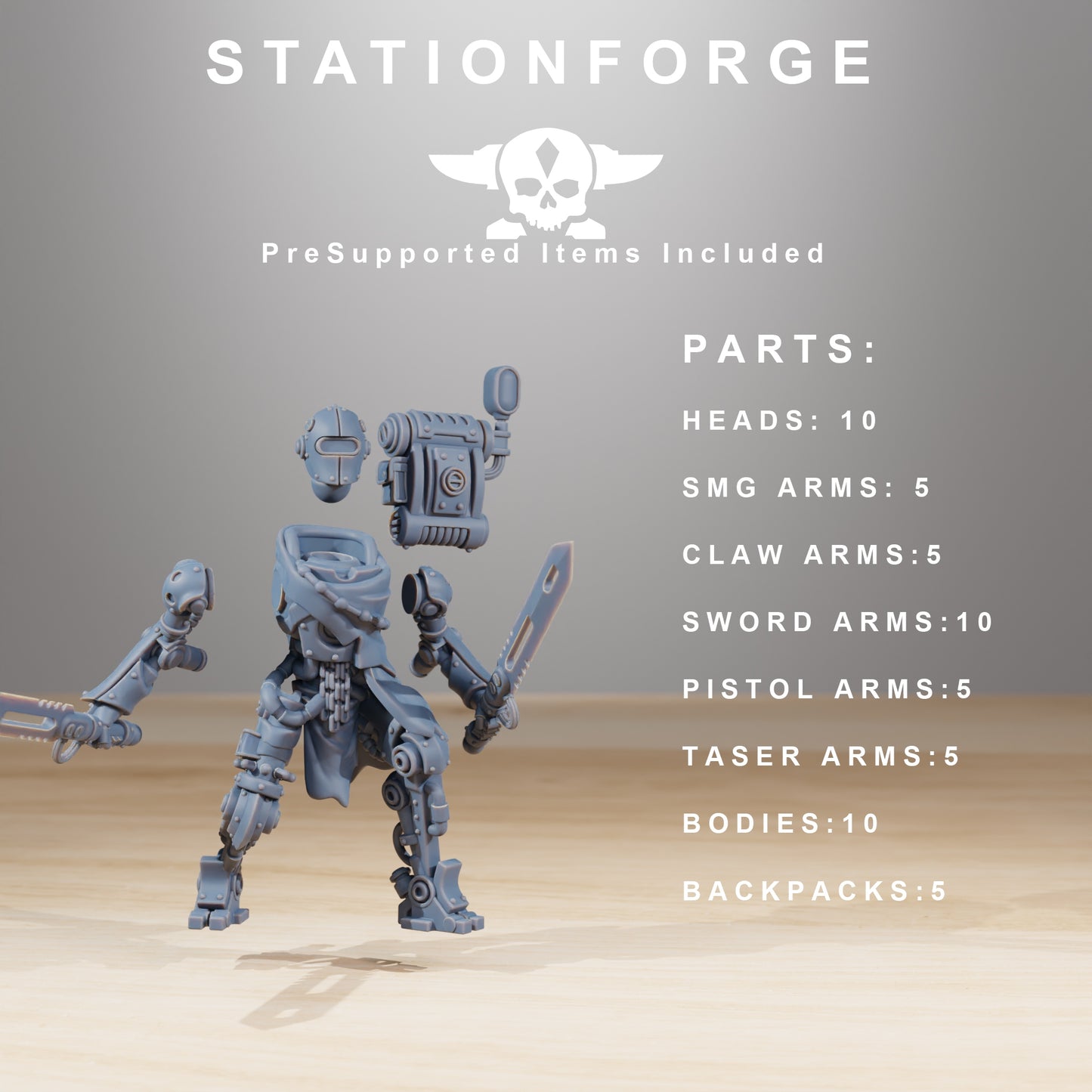 Foto del producto Minis de mesa de 28 mm Stationforge: Junkbots