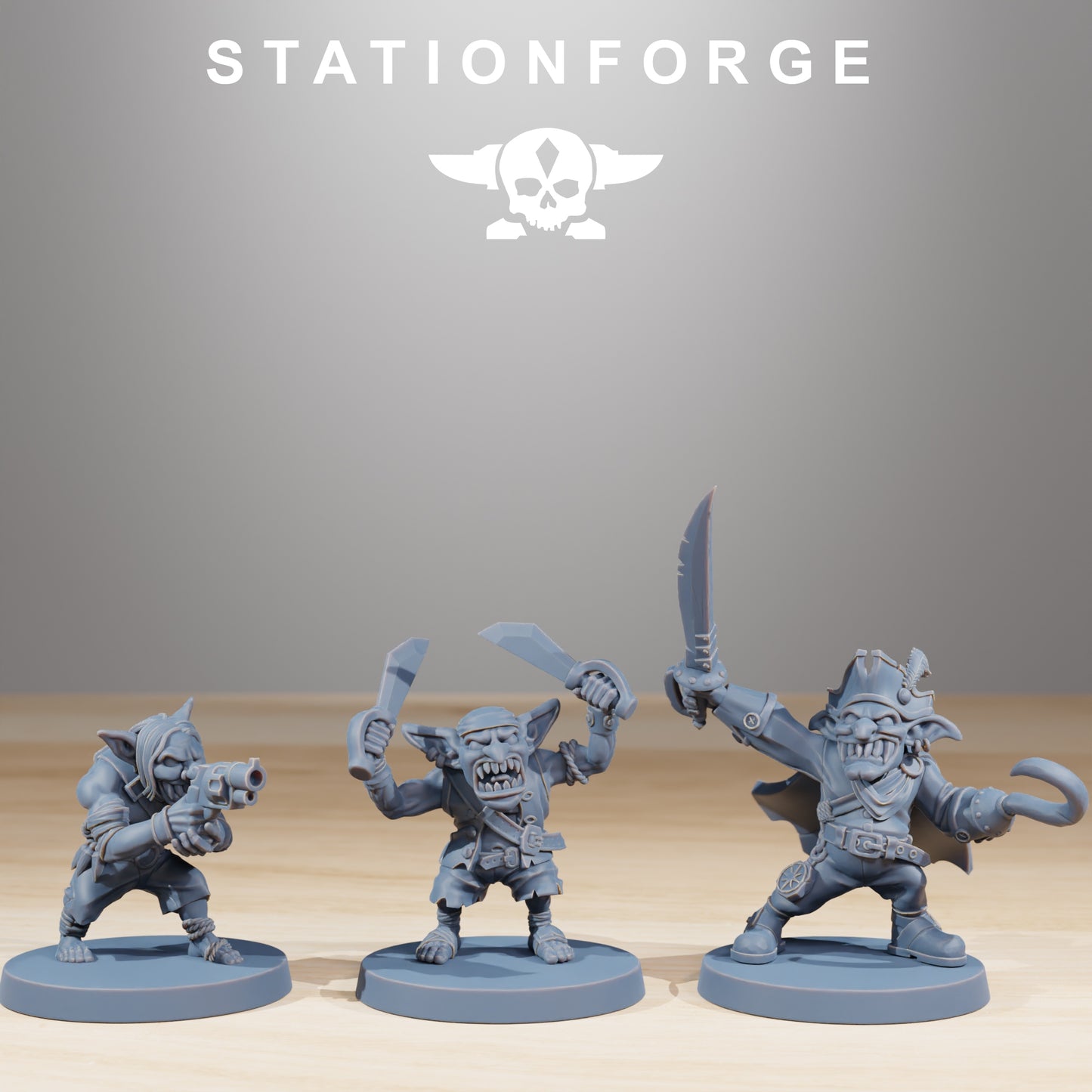 Foto del producto Minis de mesa de 28 mm Stationforge: Piratas Gobs
