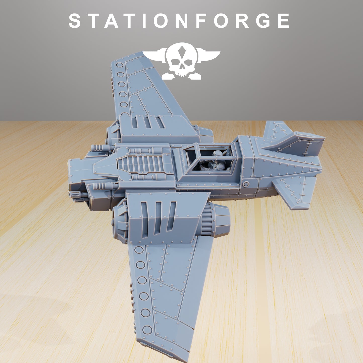 Foto del producto Minis de mesa de 28 mm Stationforge: Avión de combate