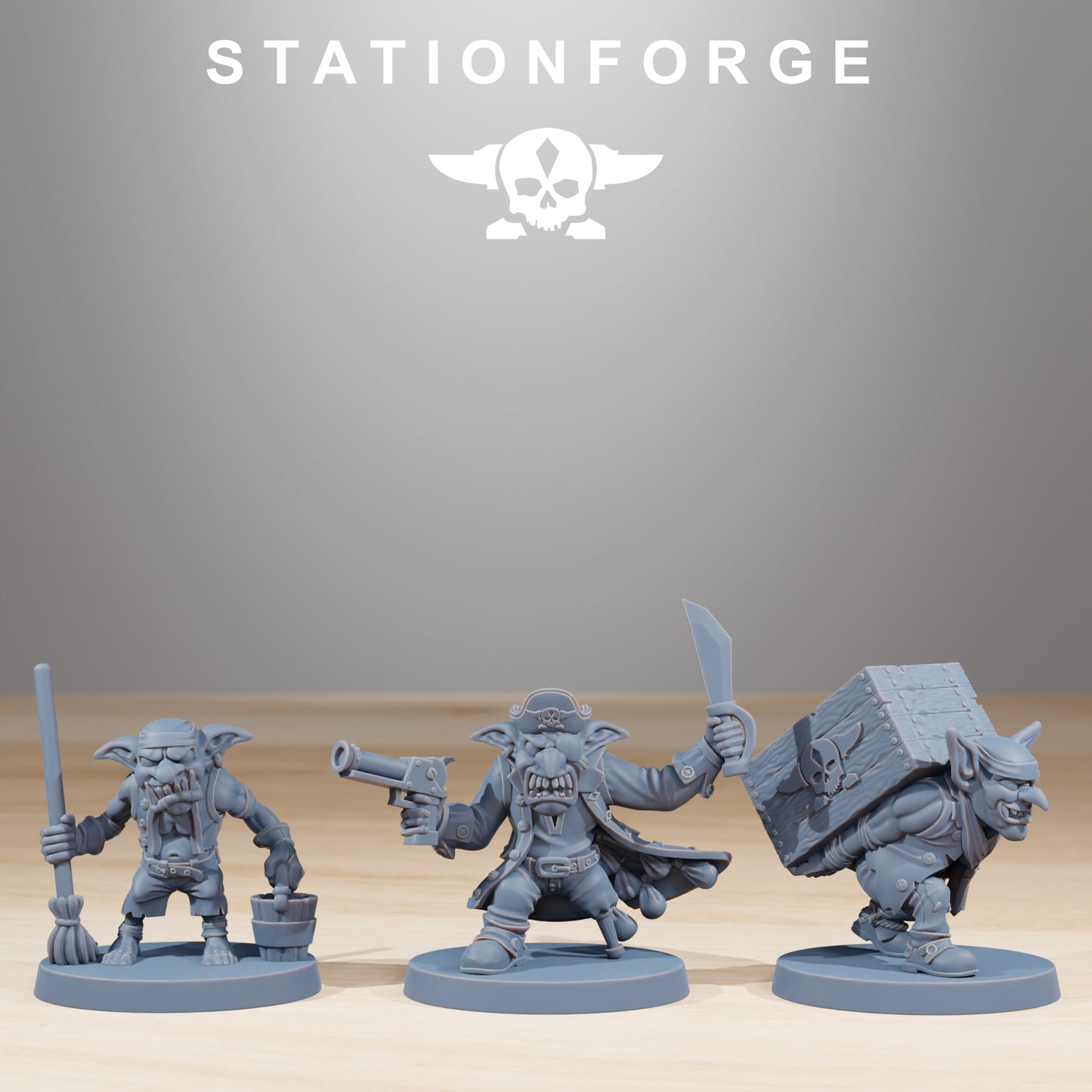 Foto del producto Minis de mesa de 28 mm Stationforge: Piratas Gobs