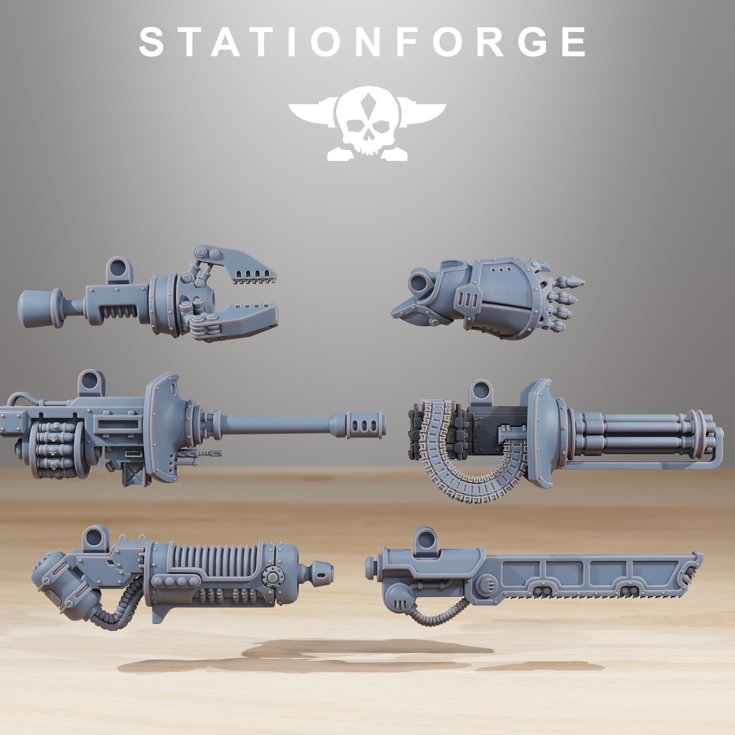 Foto del producto Minis de Tabletop de 28mm Stationforge: Defender MK2