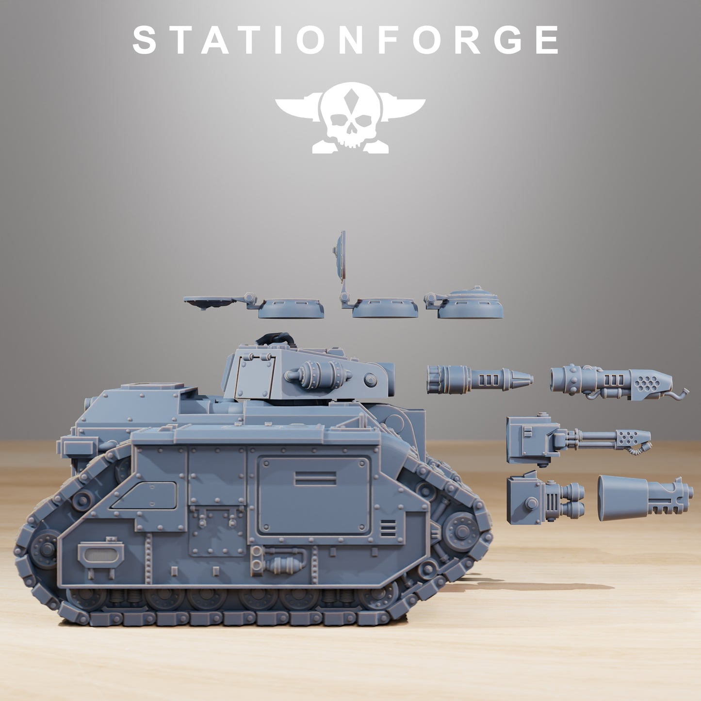 Foto del producto Minis de mesa de 28 mm Stationforge: Tanque de llamas