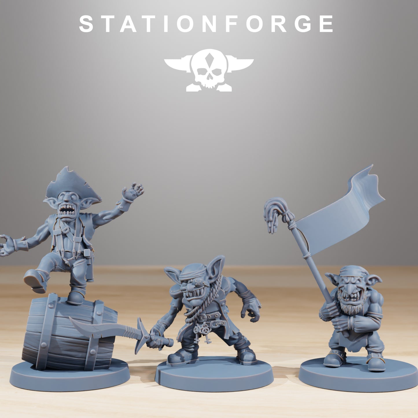Foto del producto Minis de mesa de 28 mm Stationforge: Piratas Gobs