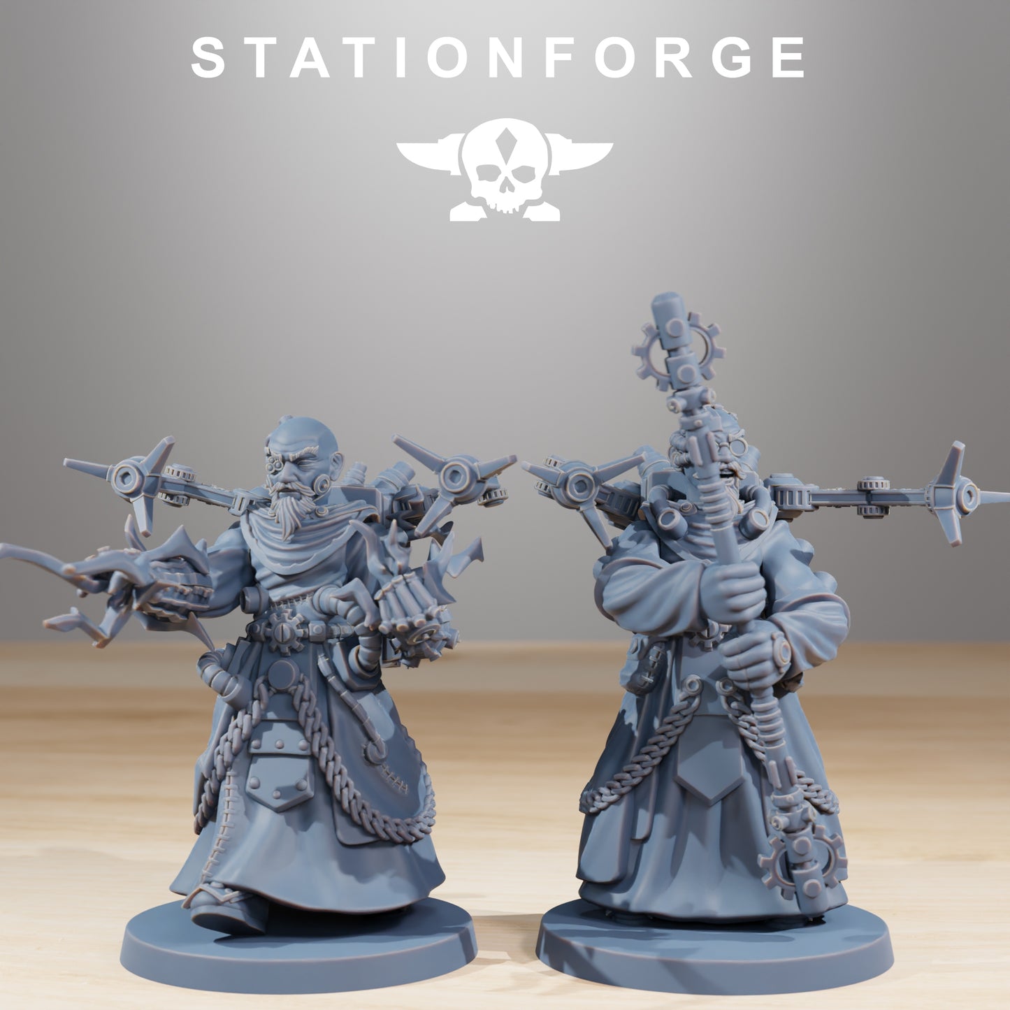 Foto del producto Minis de 28 mm para tabletop Stationforge: Predicadores Forager