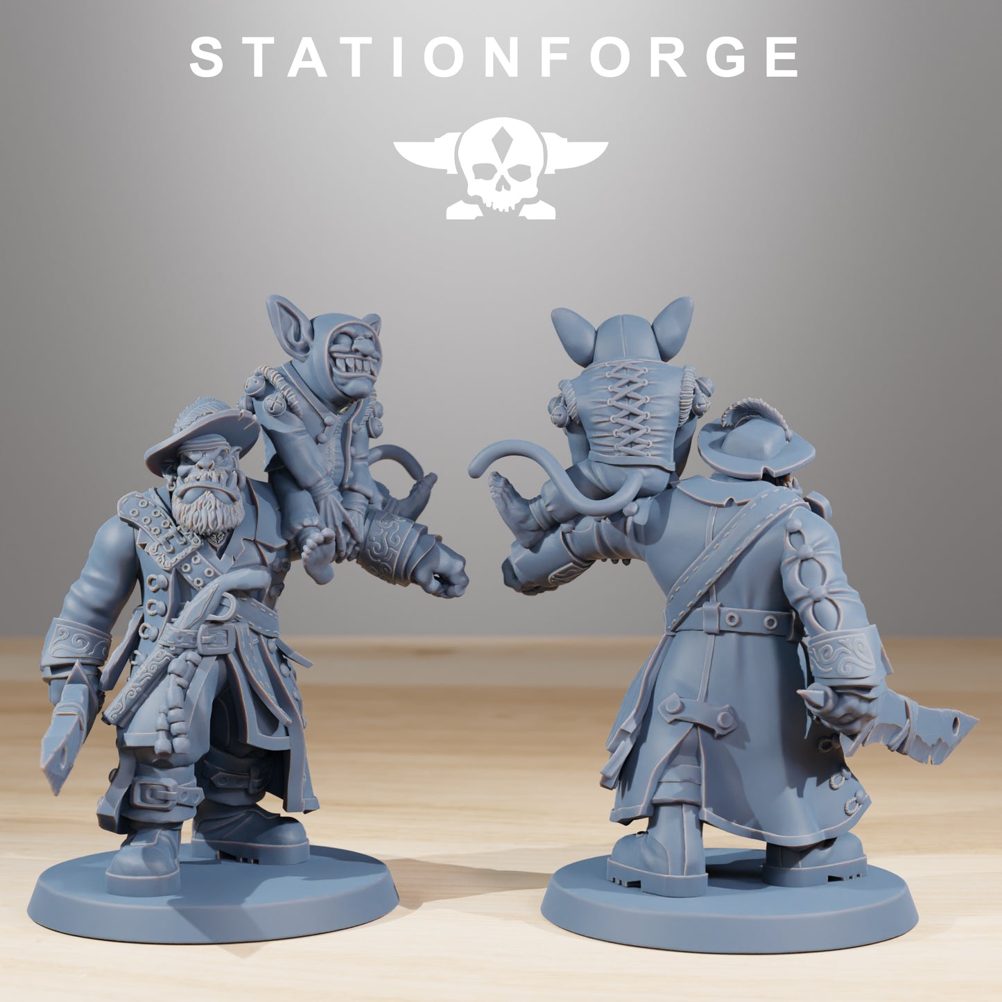 Foto del producto Minis de mesa de 28 mm Stationforge: Piratas Gobs