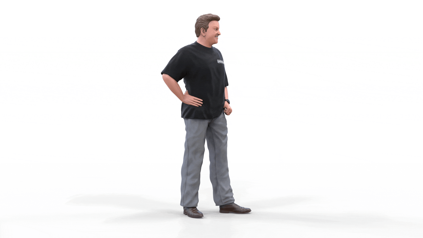 Produktfoto Diorama und Modellbau Miniatur Figur: Auto Tuner 1