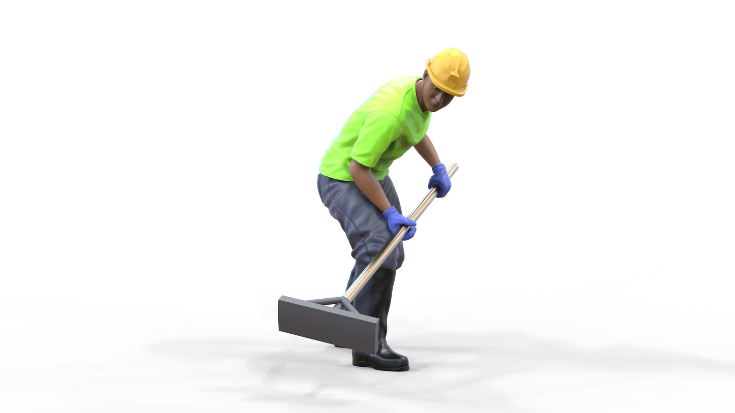 Produktfoto Diorama und Modellbau Miniatur Figur: Bauarbeiter 2