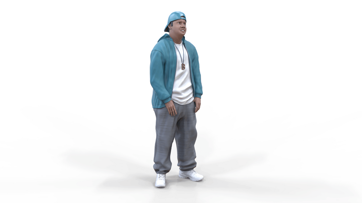 Produktfoto Diorama und Modellbau Miniatur Figur: Homie | Gangster | Hip Hopper 2