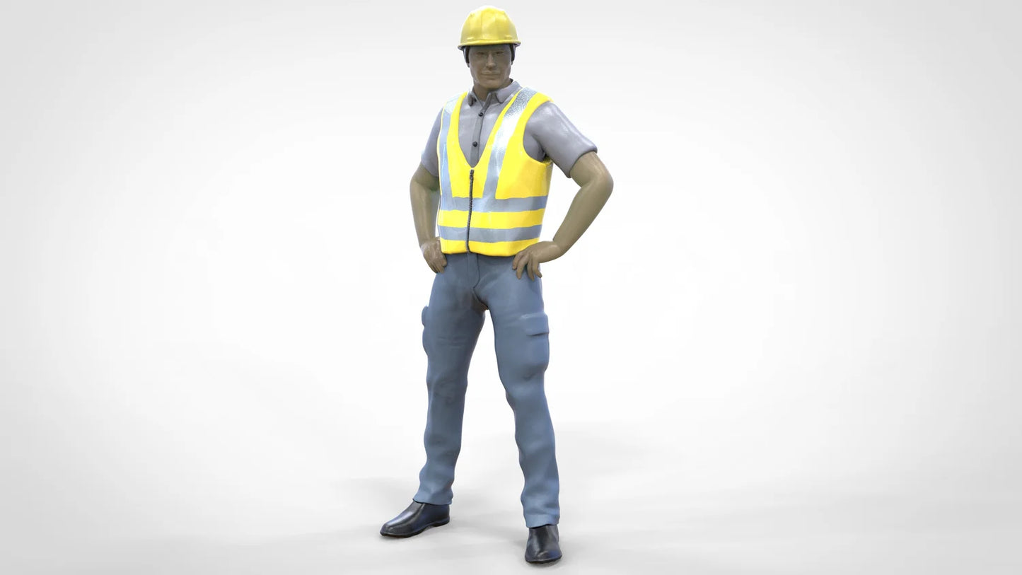 Foto del producto Diorama y modelismo figura en miniatura: Set de trabajadores, 8 figuras