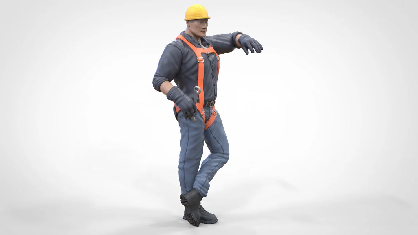 Foto del producto Diorama y modelismo figura en miniatura: Set de trabajadores, 8 figuras