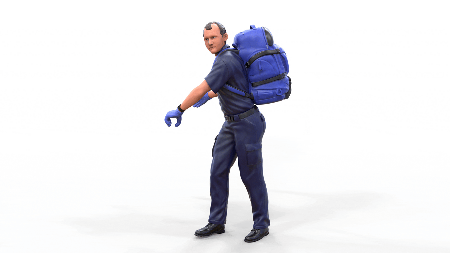 Produktfoto Diorama und Modellbau Miniatur Figur: Sanitäter 4