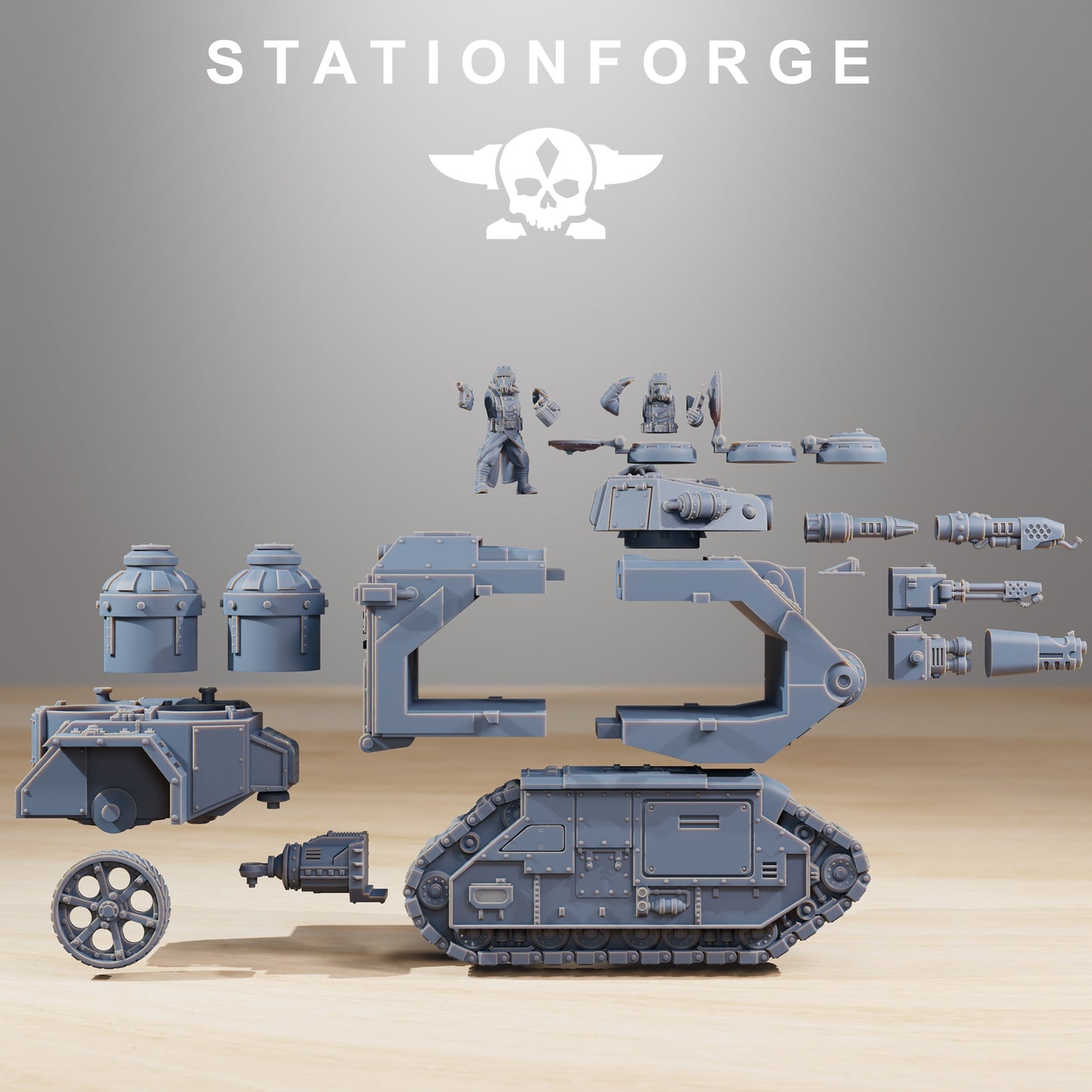 Foto del producto Minis de mesa de 28 mm Stationforge: Tanque de llamas