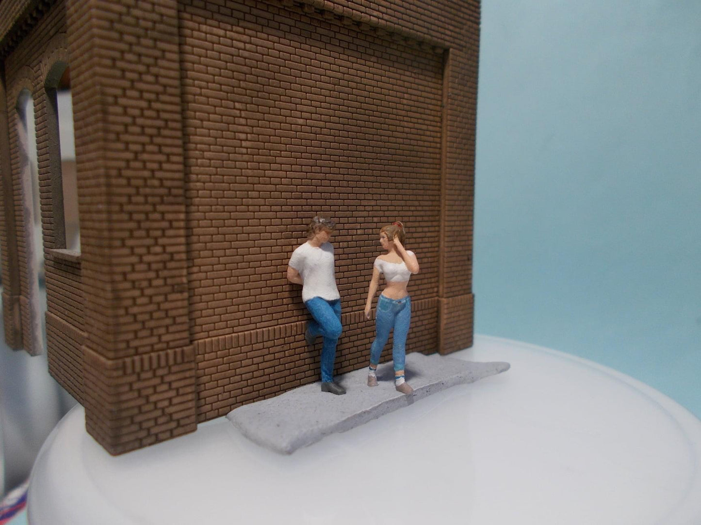 Foto del producto Diorama y modelismo figura en miniatura: Set de espectadores, 60 figuras 1:87 - H0 / 1:72 - 25mm