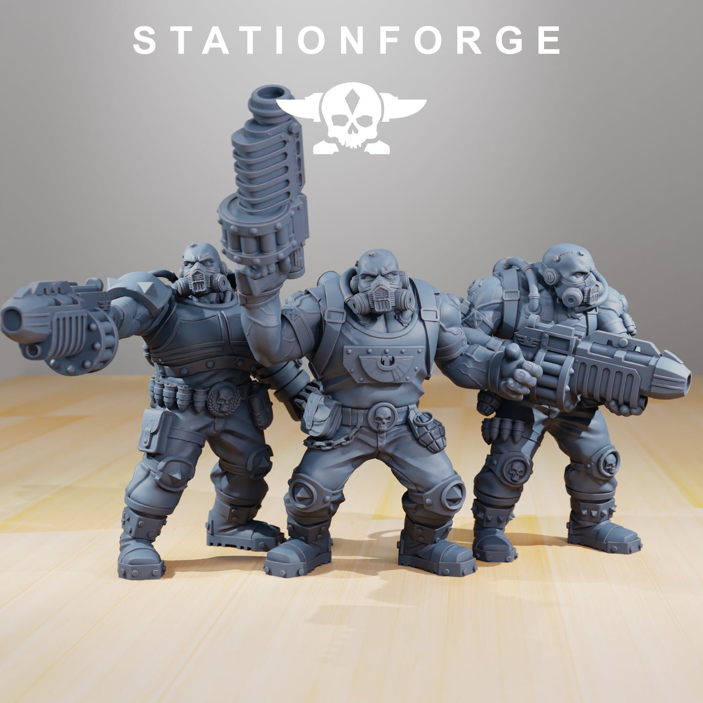 Foto del producto Minis de 28 mm para tabletop Stationforge: Guerrillas de la Guardia Nacional