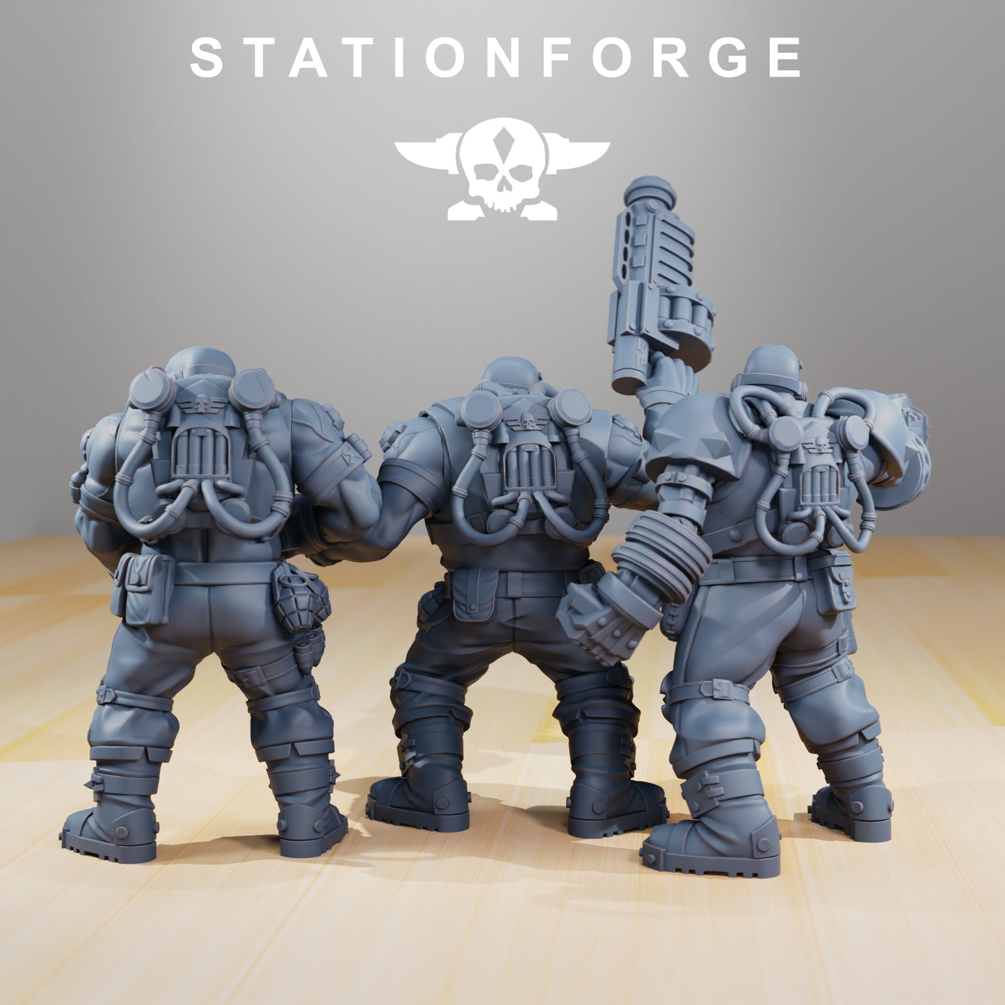 Foto del producto Minis de 28 mm para tabletop Stationforge: Guerrillas de la Guardia Nacional