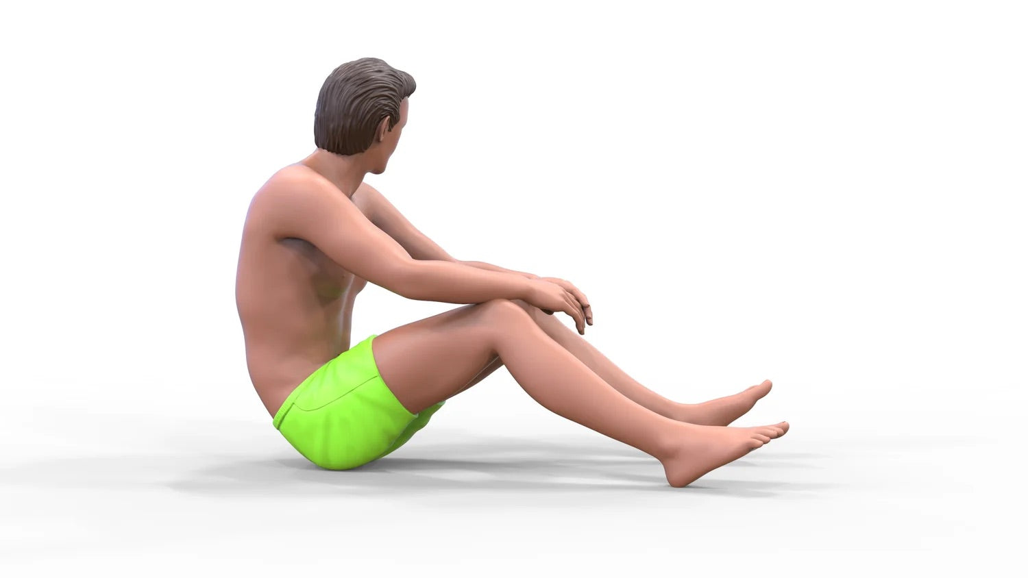 Foto del producto Diorama y modelismo Miniatura Figura: Hombre en la playa 2