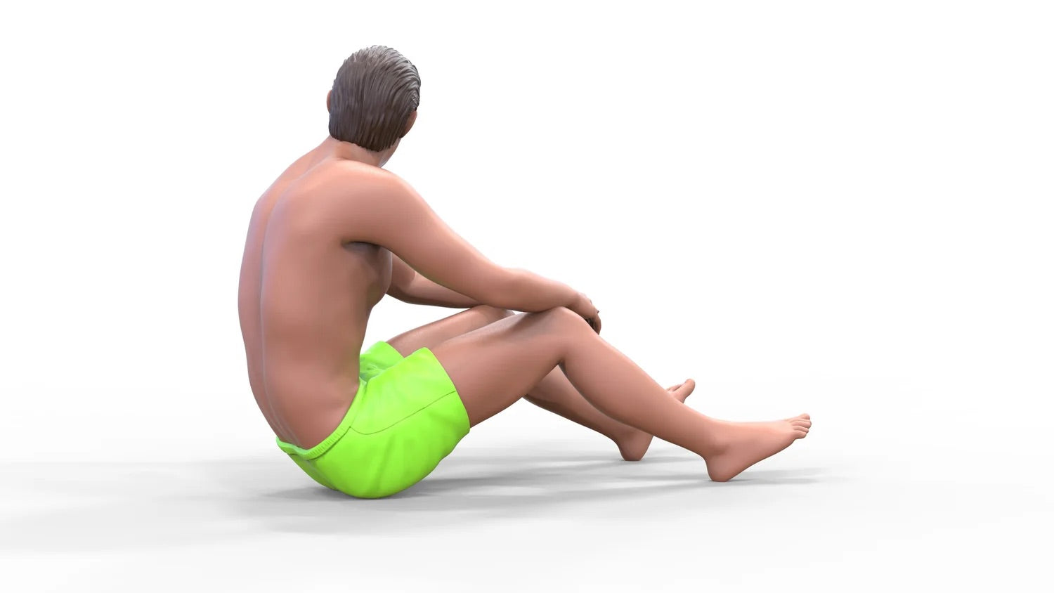 Foto del producto Diorama y modelismo Miniatura Figura: Hombre en la playa 2