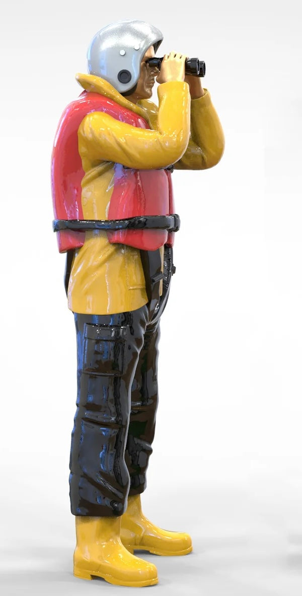 Foto del producto Diorama y modelo de figura en miniatura: Set de rescatistas, 8 figuras