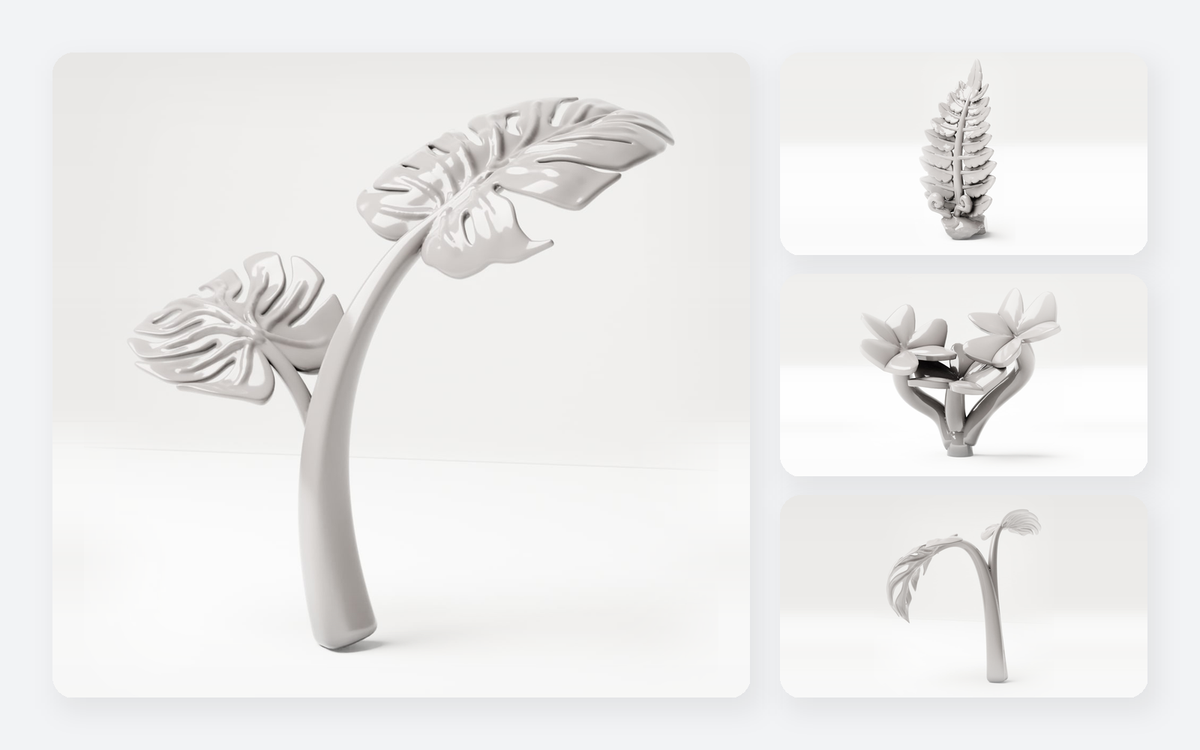 Plantas en miniatura y vegetación para dioramas y modelismo