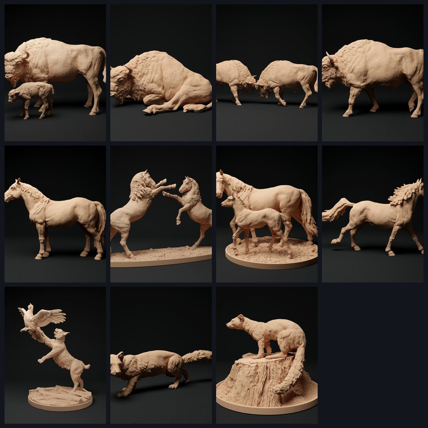 Esta imagen es la imagen de categoría para el lanzamiento 23_11: Osteuropa-figuras de animales y miniaturas de animales para diorama