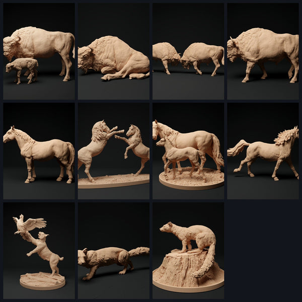 Esta imagen es la imagen de categoría para el lanzamiento 23_11: Osteuropa-figuras de animales y miniaturas de animales para diorama
