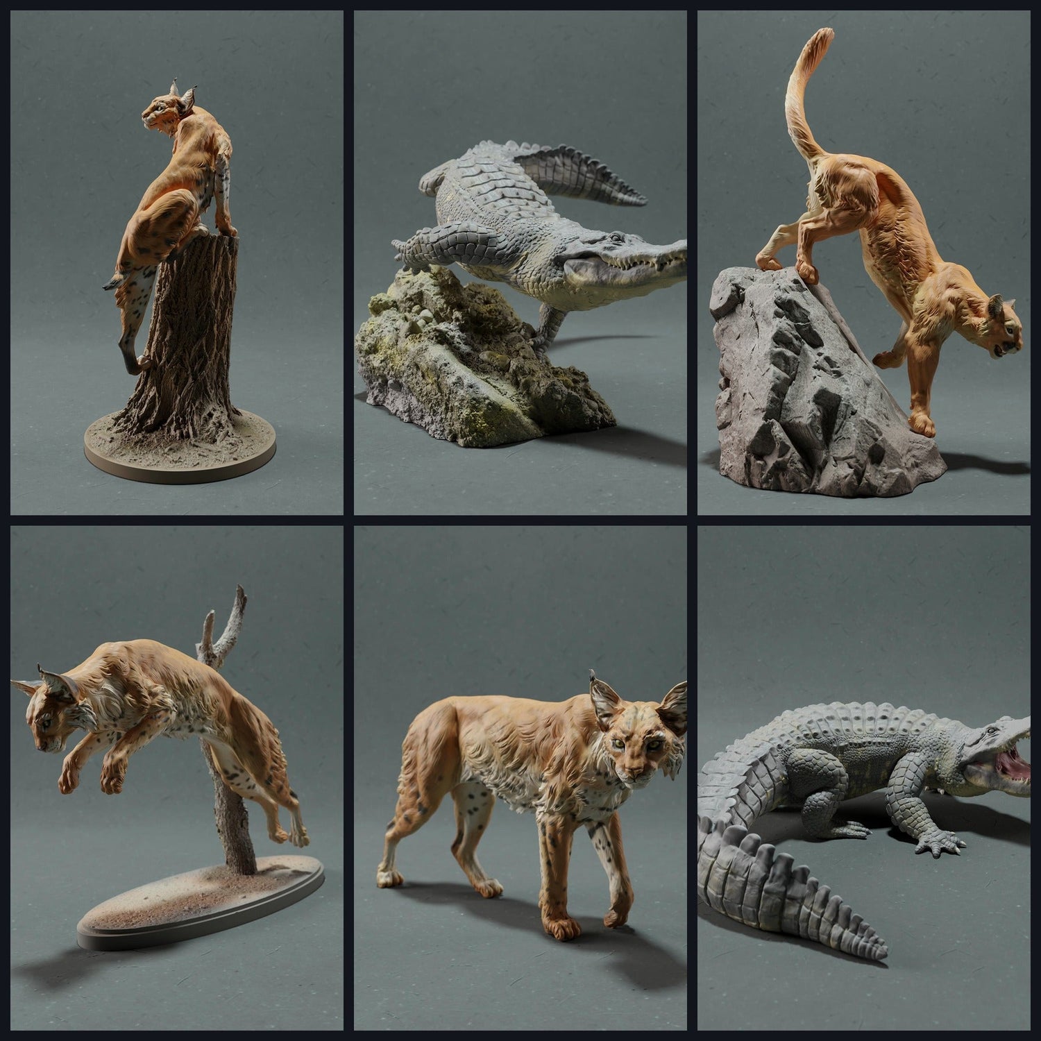 Esta imagen es la imagen de categoría para el lanzamiento 22_10: Nordamerikanische Tierfiguren und Tierminiaturen für Diorama