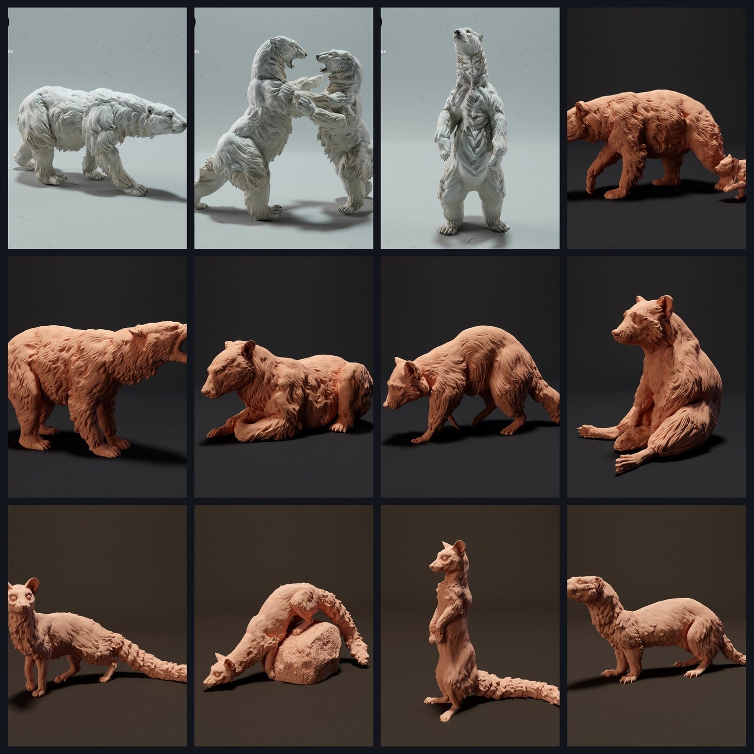 Dieses Bild ist das Kategoriebild für Tierart: Bären & Kleinraubtiere