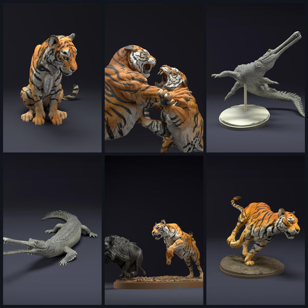 Esta imagen es la imagen de categoría para el lanzamiento 22_08: Wildtierfiguren für Diorama & Modellbau