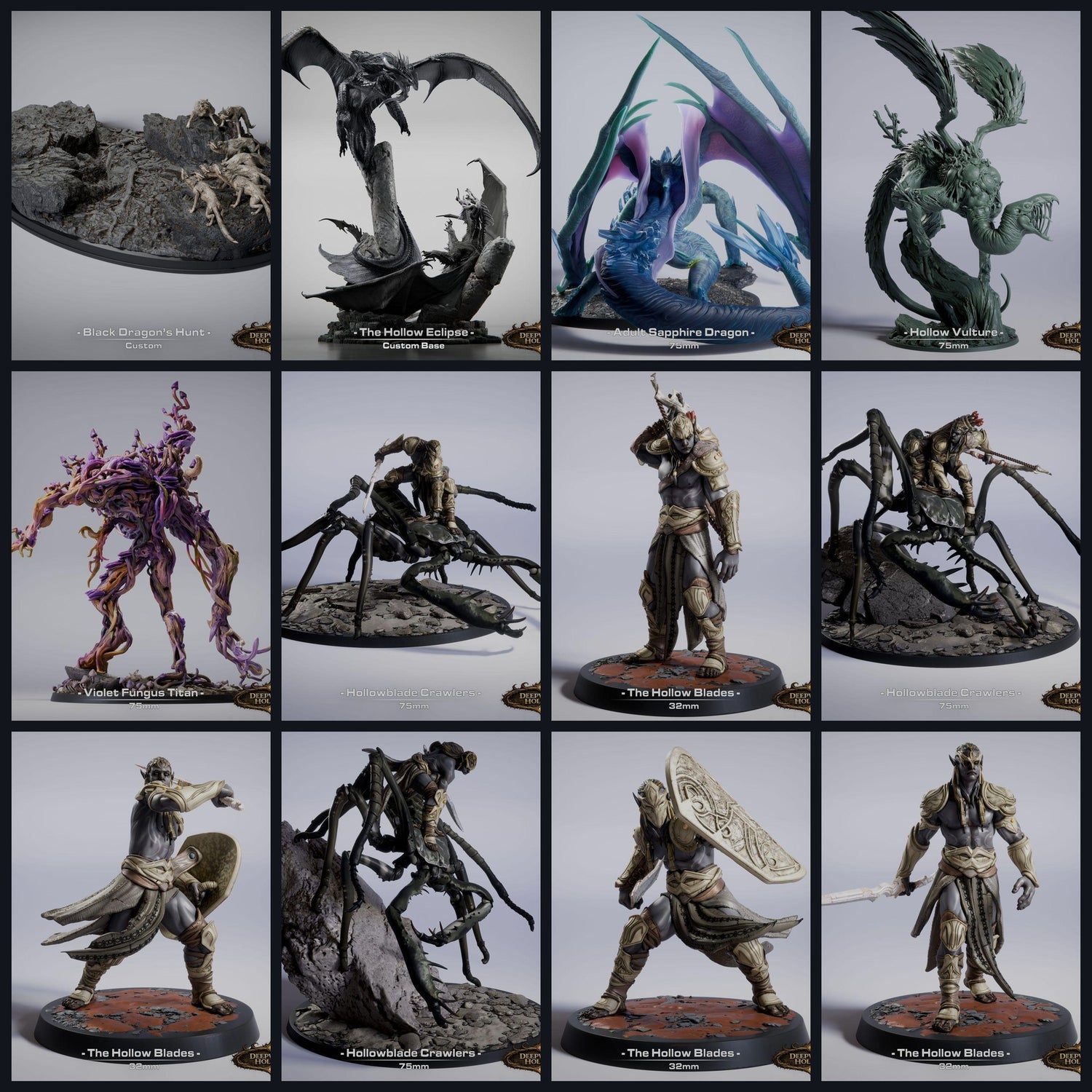Esta imagen es la imagen de categoría para el lanzamiento 26_03: Rescale Miniatures - Lanzamiento: Deepwood Hollow