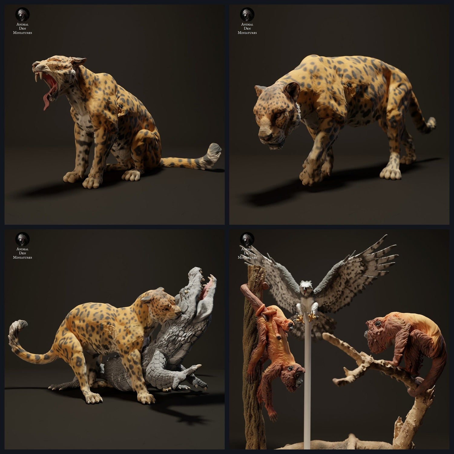 Esta imagen es la imagen de categoría para el lanzamiento 23_06: Südamerikanische Dschungel-miniaturas de animales para diorama y modelismo
