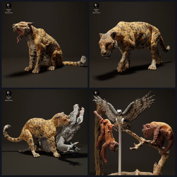 Esta imagen es la imagen de categoría para el lanzamiento 23_06: Südamerikanische Dschungel-miniaturas de animales para diorama y modelismo