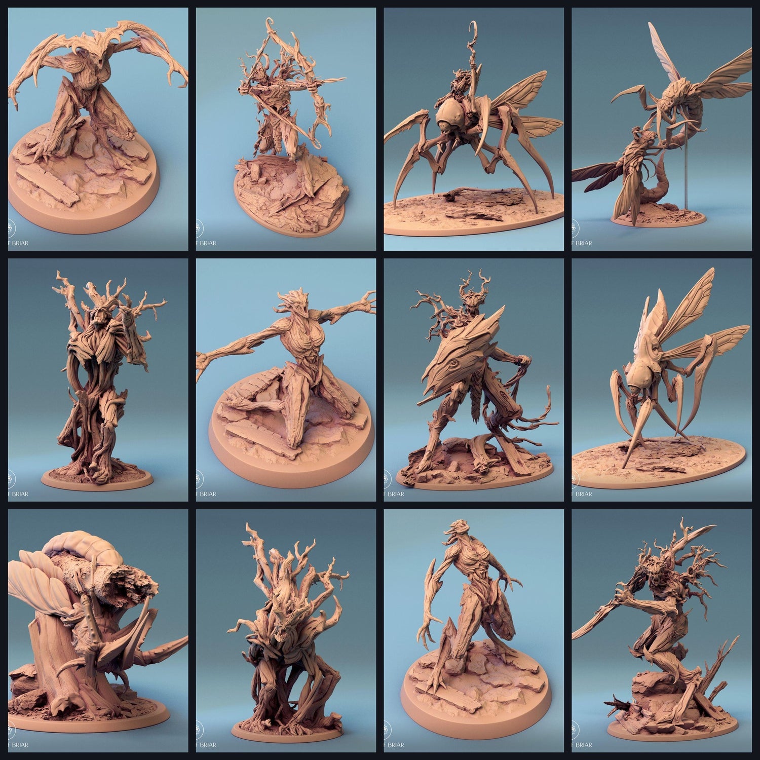 Esta imagen es la imagen de categoría para el lanzamiento 24_07: Curse of Briar — Woodfey, Golems & Skycutters