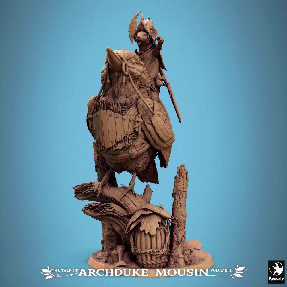 Kategoriebild Kavallerie, Reiter (28mm, 32mm & ausgewählte 75mm) mit unbemalten Tabletop-Miniaturen oder Geländeteilen