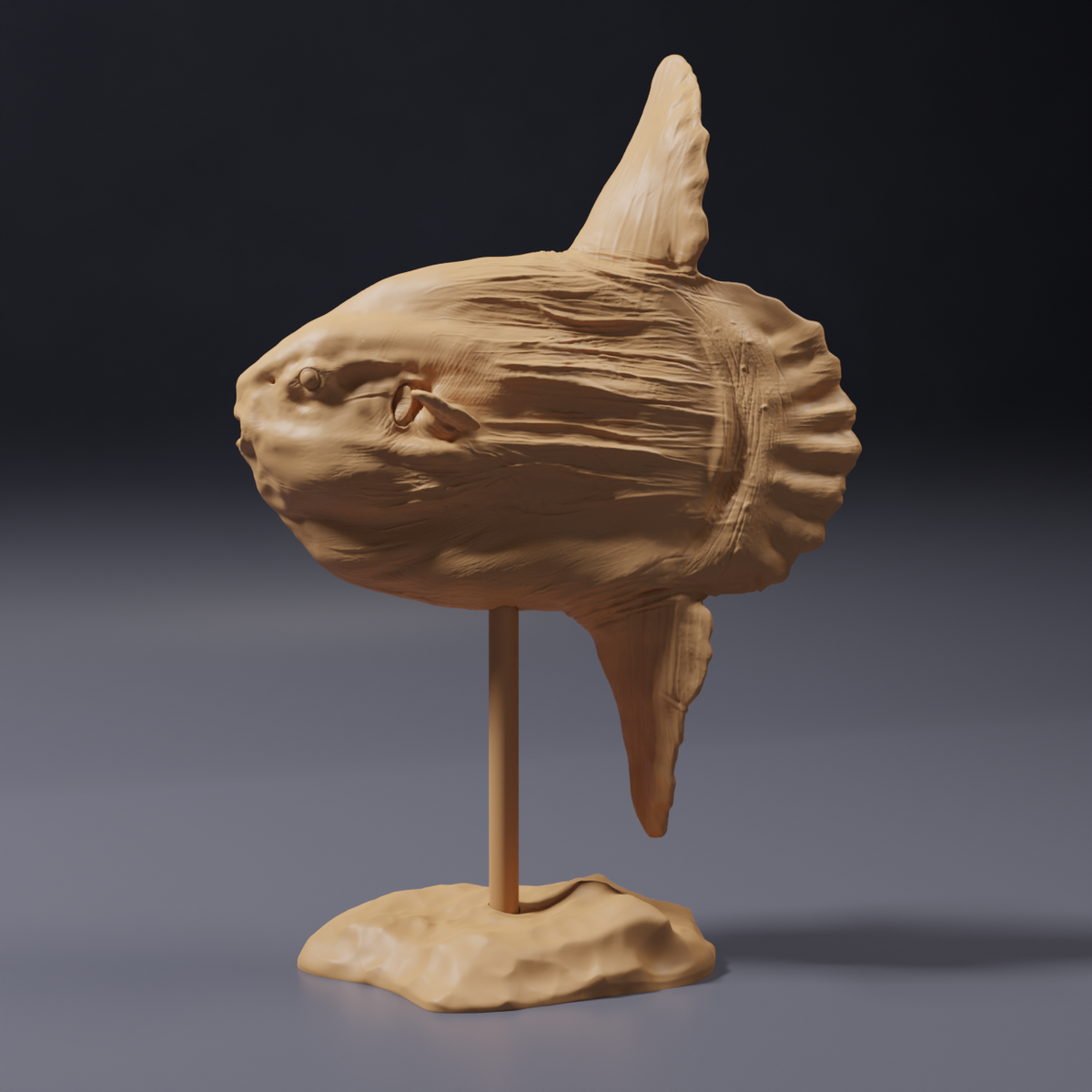 Foto del producto: figura de animal Animal Den Miniatures 3: figura de animal marino: pez luna (26_09_06)