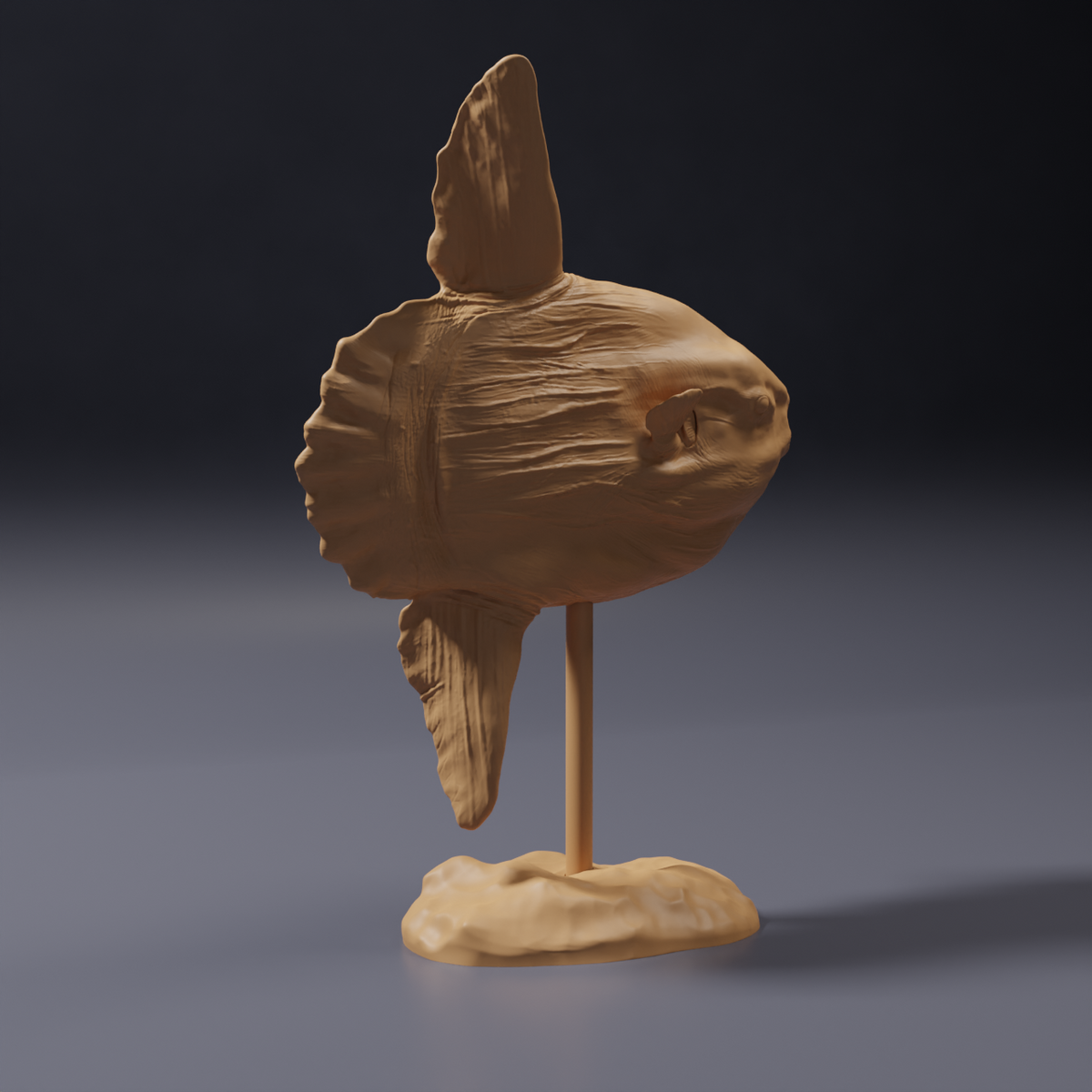 Foto del producto, figura de animal Animal Den Miniatures 5: animal marino, pez luna (26_09_06)