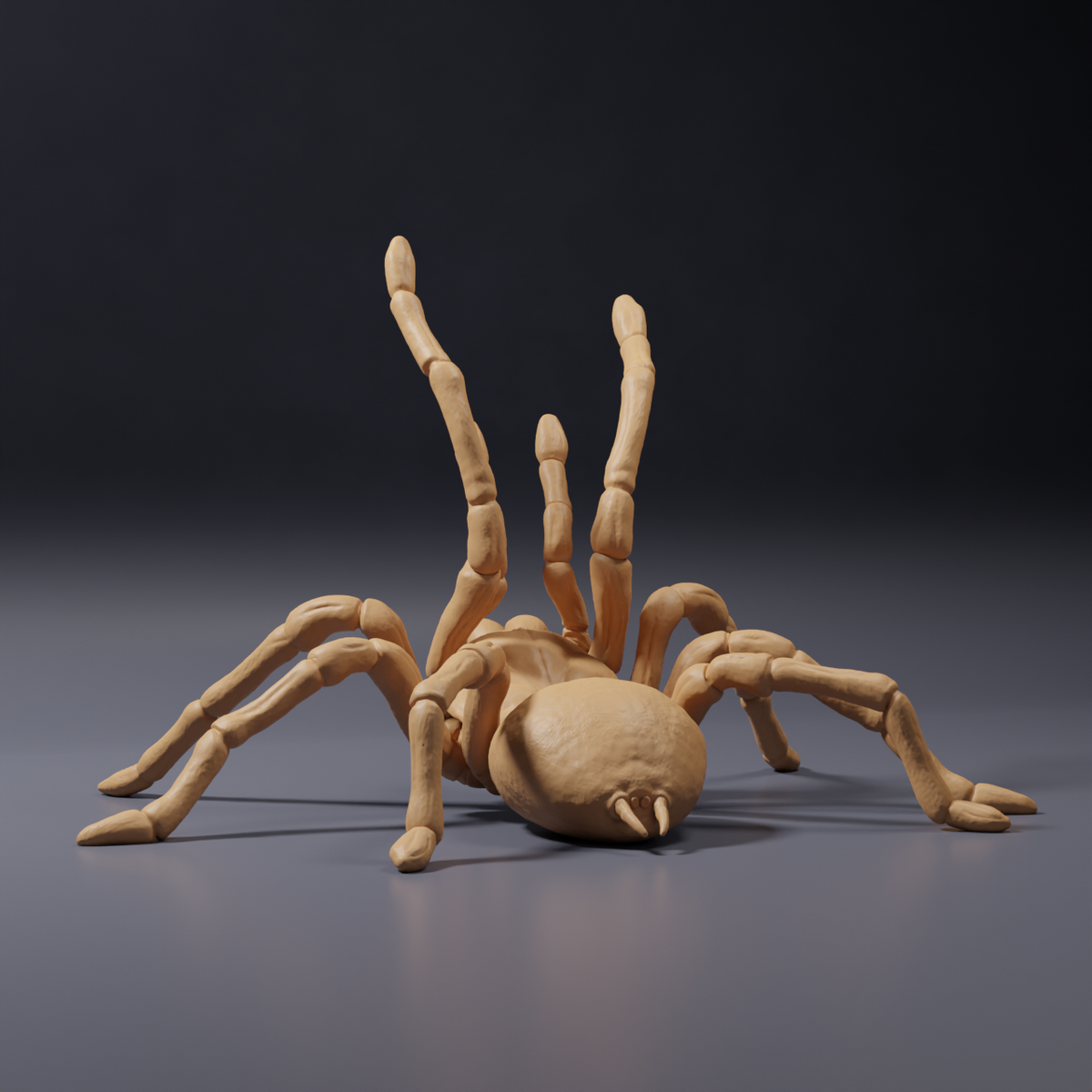 Foto del producto, figura de animal Animal Den Miniatures 4: Figura de arácnido: tarántula Goliat - postura amenazante (26_10_02)