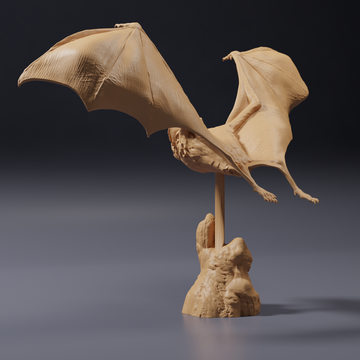 Foto del producto figura de animal Animal Den Miniatures 4: figura de murciélago: vampiro común - volando (26_10_03)