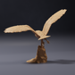 Foto del producto, figura de animal Animal Den Miniatures 3: figura de animal salvaje: lechuza común americana - en vuelo (26_10_07)