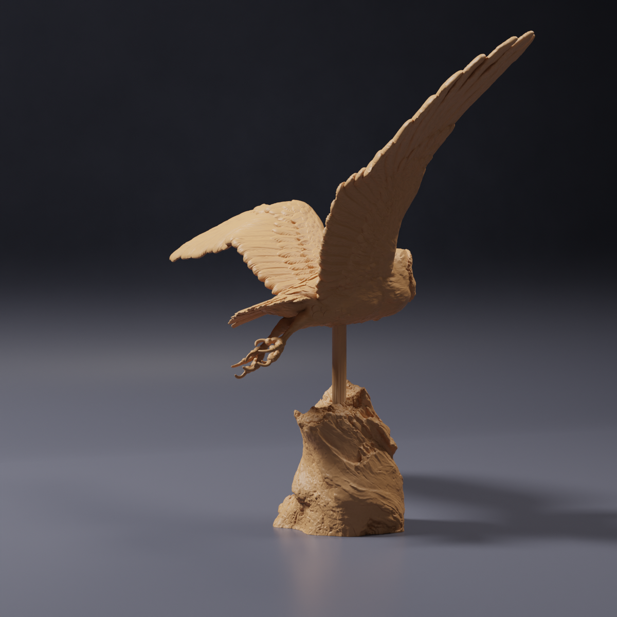 Foto del producto, figura de animal Animal Den Miniatures 4: figura de animal salvaje: lechuza común americana - en vuelo (26_10_07)