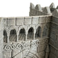 Produktfoto Tabletop 28mm The Printing Goes Ever On (TPGEO)  0: Riesige Festung - Ivory City modulare Burg - Königreich Gonthan - Tor, Mauer, Turm, Zitadelle