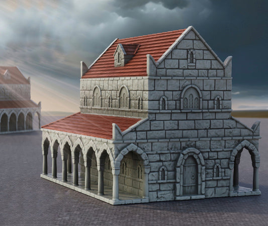 Produktfoto Tabletop 28mm The Printing Goes Ever On (TPGEO)  0: Haus A Ivory City - Gebäude Königreich Gonthan -  Tabletop Terrain