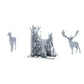 Foto de producto para modelismo de dioramas 0: miniatura de fauna salvaje para diorama: ciervo y cierva (h0_47)
