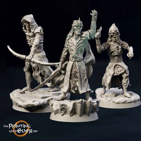 Produktfoto Tabletop 28mm The Printing Goes Ever On (TPGEO)  0: Untote Kreaturen: Fürchterliche Geister - Schrecken aus den Gräbern
