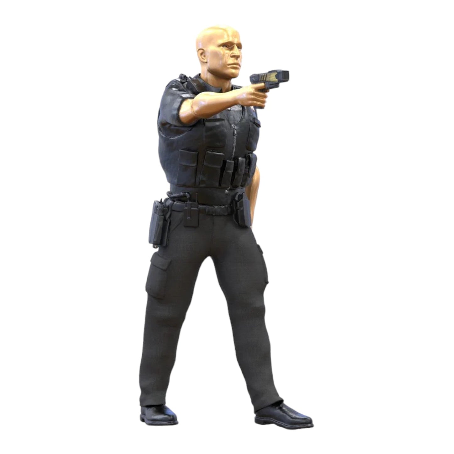 Foto de producto de maqueta de diorama 2: Set de figuras para diorama: equipo policial clásico (n.º S95)