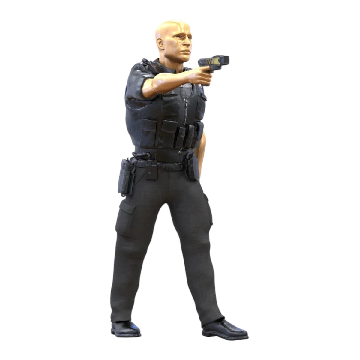 Foto de producto de maqueta de diorama 2: Set de figuras para diorama: equipo policial clásico (n.º S95)